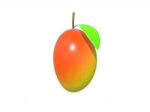 Tropical Splendor Mango 3D Model