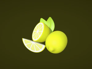 Limão Frescor Picante Modelo 3D