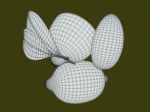 Zesty Freshness Lemon 3D Model