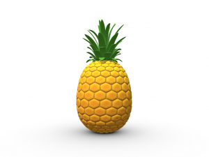 Tropical Delight Pineapple 3D Model