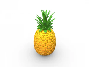 Tropical Delight Pineapple 3D Model
