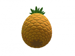 Tropical Delight Pineapple Model 3D