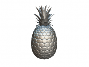 Tropical Delight Pineapple Model 3D