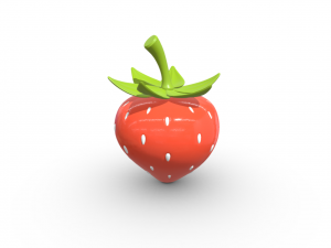 Sweet Sensation Strawberry 3D Model