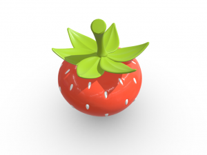 Sweet Sensation Strawberry 3D Model