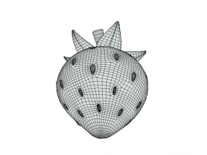 Sweet Sensation Strawberry 3D Model