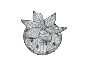 Sweet Sensation Strawberry 3D Model