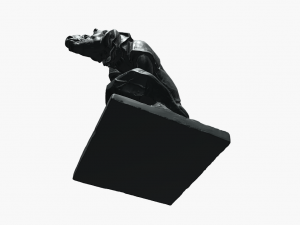 Majestic Strength Le Rhinoceros Statue Modelo 3D