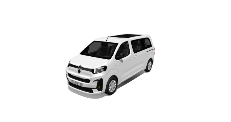 Versatile Innovation New Citroen e-SpaceTourer MPV 2024 Modelo 3D .c4d .max .obj .3ds .fbx .stl .blend 