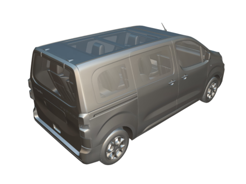 Versatile Innovation New Citroen e-SpaceTourer MPV 2024 Modelo 3D