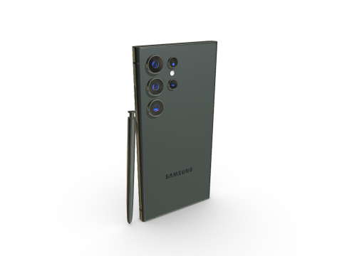 Samsung Galaxy S23 Ultra 3D मॉडल
