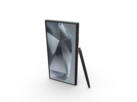 Samsung Galaxy S24 Ultra Titanium Black Model 3D
