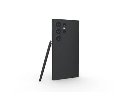 Samsung Galaxy S24 Ultra Titanium Black 3D Model