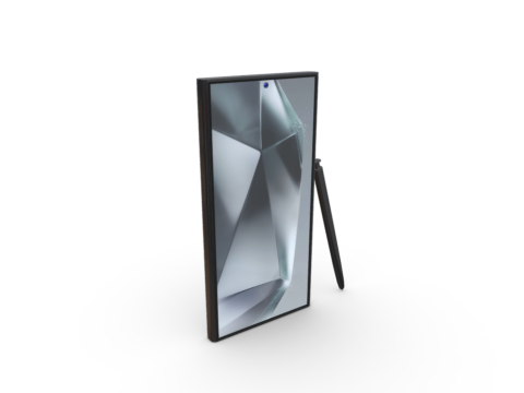 Samsung Galaxy S24 Ultra Titanium Black 3D Model