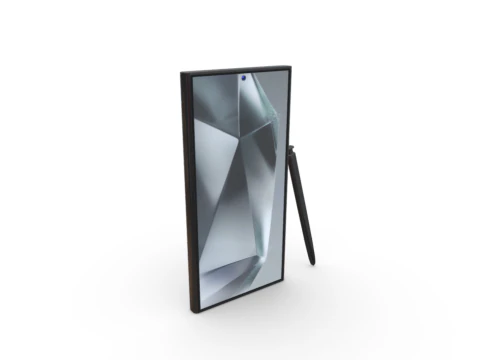 Samsung Galaxy S24 Ultra Titanium Black 3D Model