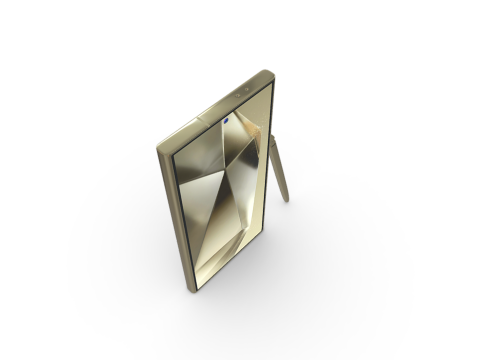Samsung Galaxy S24 Ultra Titanium Yellow Modello 3D