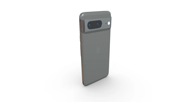 Google Pixel 8 3D Model .c4d .max .obj .3ds .fbx .stl .blend 
