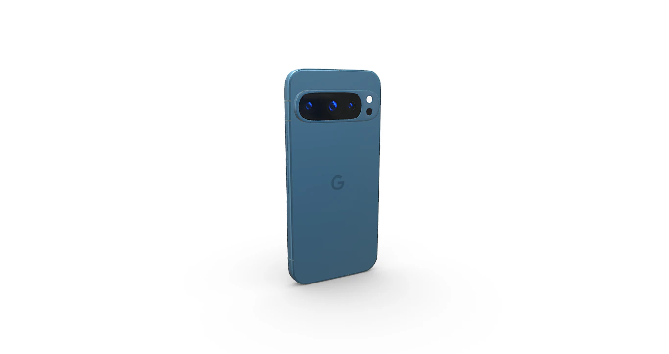 Google Pixel 9 Pro redefinindo a excel&ecirc;ncia em tecnologia m&oacute;vel Modelo 3D .c4d .max .obj .3ds .fbx .stl .blend 