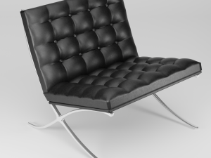 Barcelona chair Modelo 3D