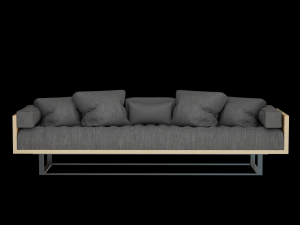 Genevieve sofa 3D Modell