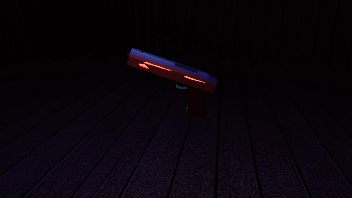 Pistolet niskopolimerowy Model 3D .c4d .max .obj .3ds .fbx .stl .blend 