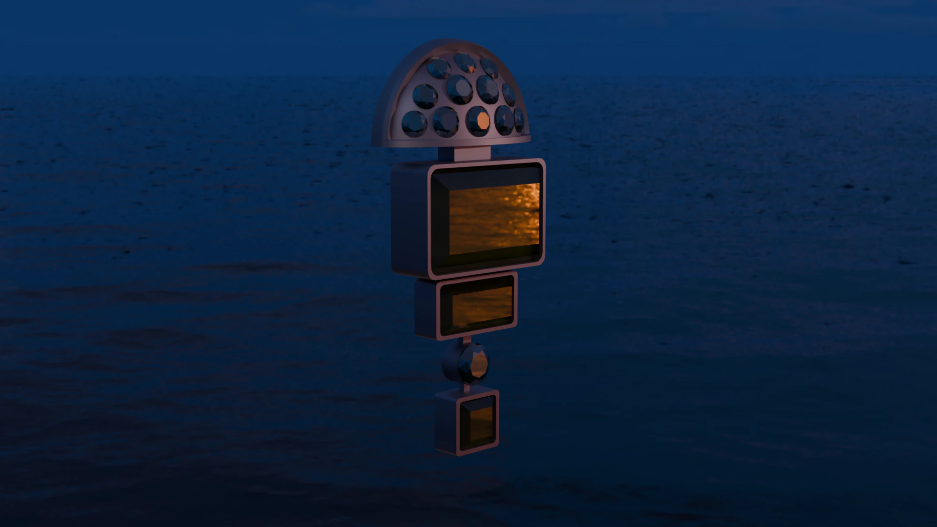 Earring 3D Model .c4d .max .obj .3ds .fbx .stl .blend