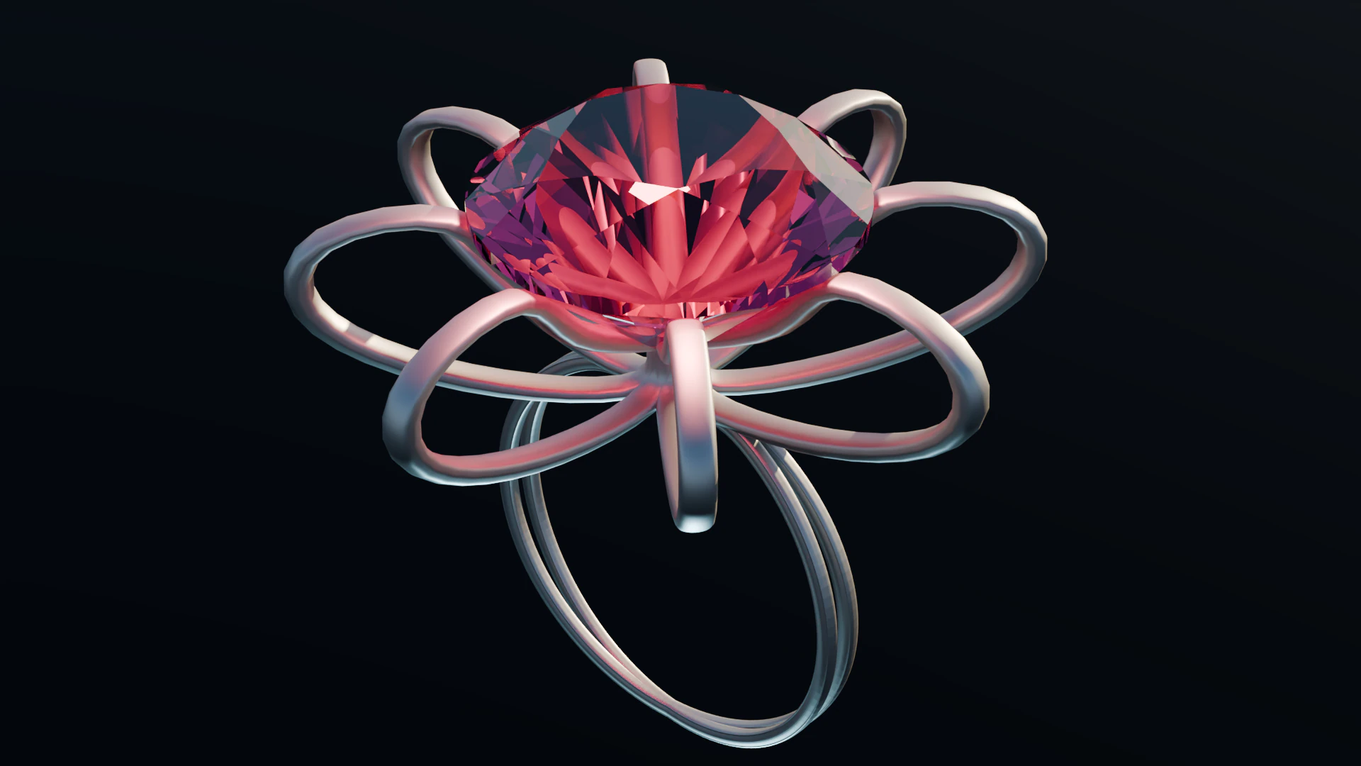 Ring 3D Model .c4d .max .obj .3ds .fbx .stl .blend 