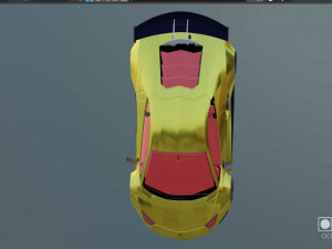 GOLDEN LAMBORGHINNI Model 3D