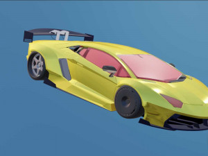 GOLDEN LAMBORGHINNI Model 3D