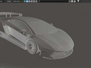 GOLDEN LAMBORGHINNI Model 3D