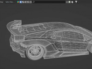 GOLDEN LAMBORGHINNI Model 3D