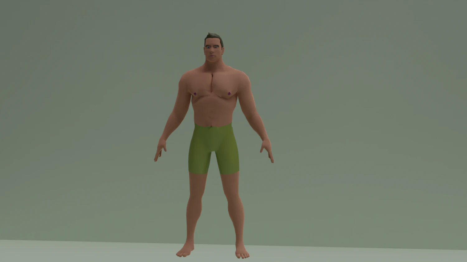 European Caucasian Men 3D Model .c4d .max .obj .3ds .fbx .stl .blend
