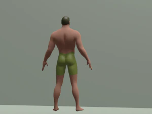 European Caucasian Men 3D Model