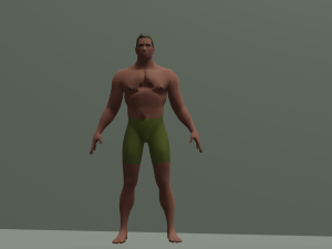 European Caucasian Men 3D Model