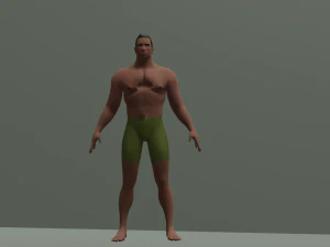European Caucasian Men 3D Model