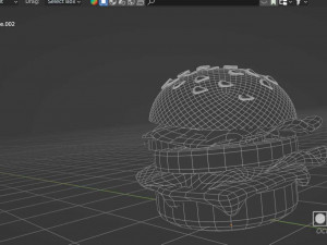 Simple Cheesburger - LowPoly Modèle 3D