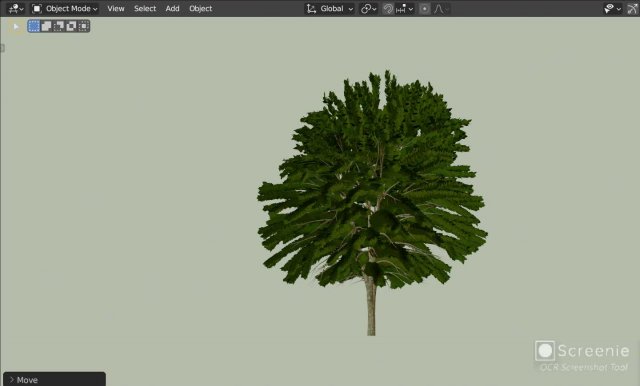Maple Tree with green leaves 3D Модель .c4d .max .obj .3ds .fbx .stl .blend 