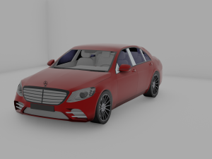Mercedes Benz S class 3D Model