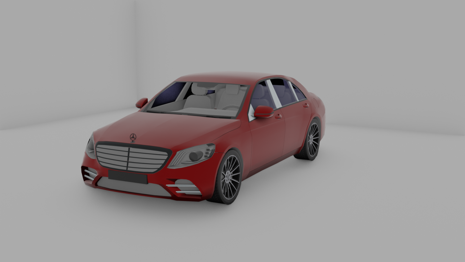 Mercedes Benz S class 3D Модель in Седан 3DExport