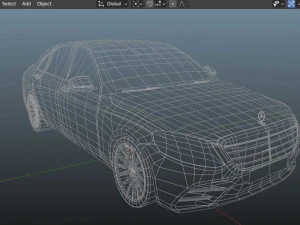 Mercedes Benz S class 3D Model