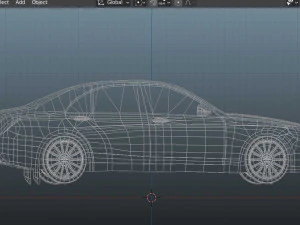 Mercedes Benz S class 3D Model