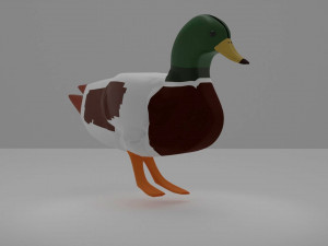 Free Duck made with Blender 3D Model