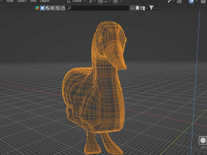 Free Duck made with Blender 3D Model