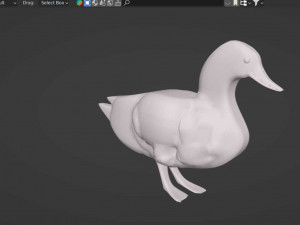 Free Duck made with Blender 3D Model