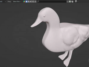 Free Duck made with Blender 3D Model