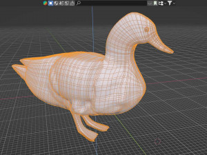 Free Duck made with Blender 3D Model