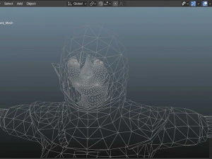 Female archer Blender Model Game ready 3D Model