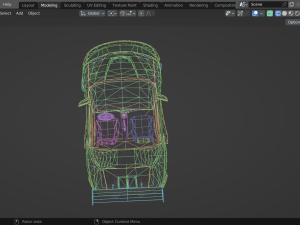 Cool tunning convertible car Modelo 3D