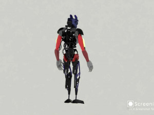 Sci-fi Humanoid Robot Modelo 3D