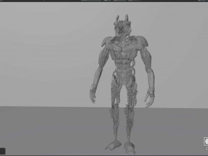 Sci-fi Humanoid Robot Modelo 3D